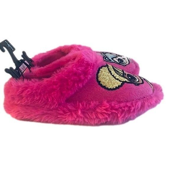 L.O.L. Surprise Slippers Girls 2-3 New Slip-on Plush - Picture 2 of 6